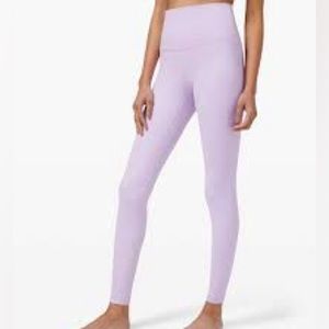 Lilac lululemon 28’ leggings